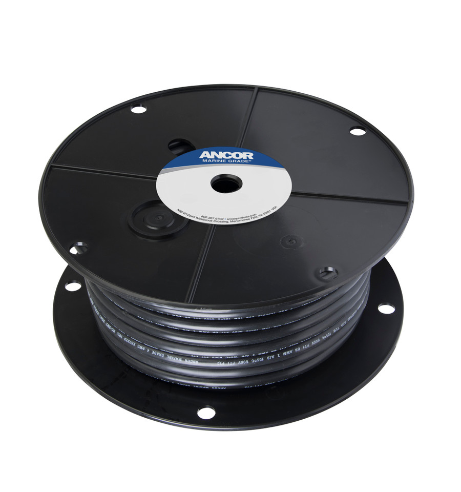 Marinco/Ancor Marine 500' #4 Black 113050