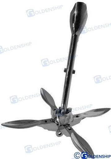 Recambios Marinos Grapnel Anchor 25 Kg Gs61017
