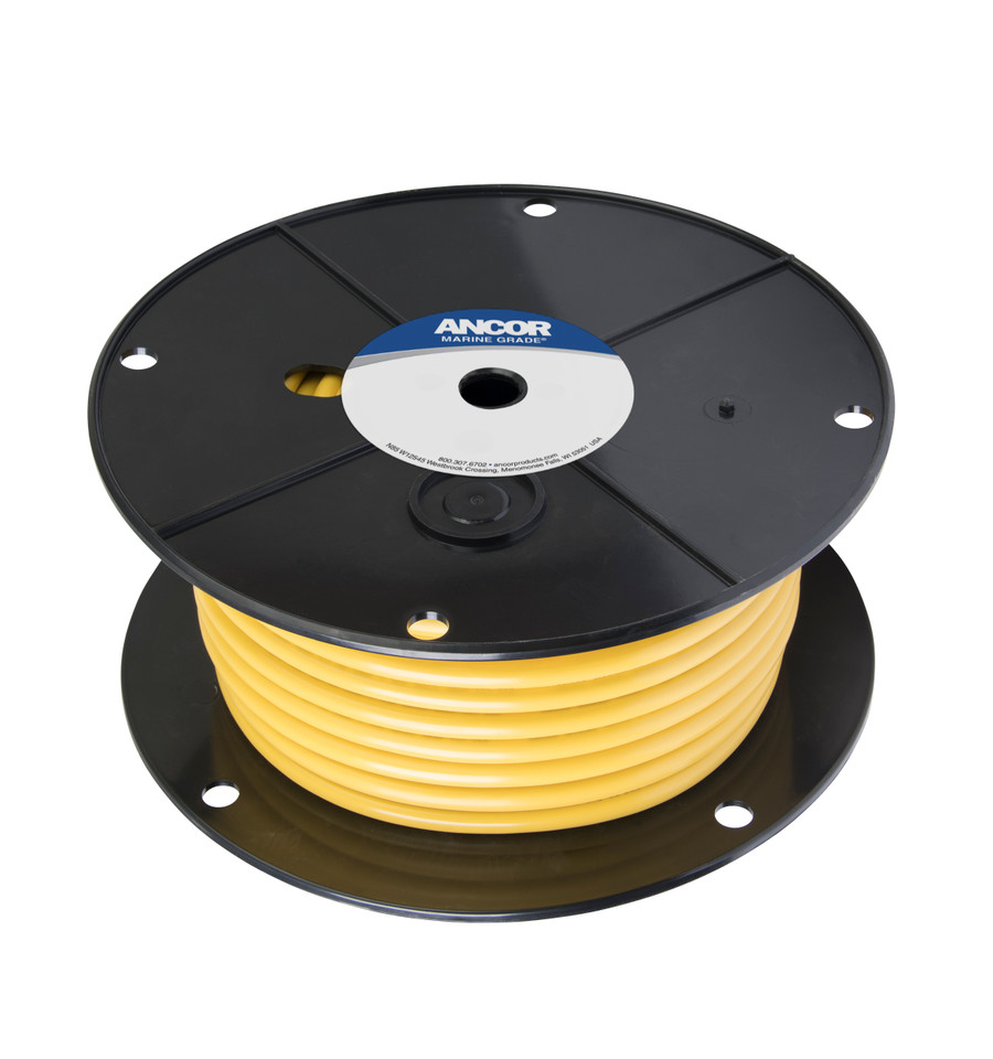 Marinco/Ancor Marine 50' #4 Yellow 113905