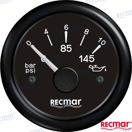 Recambios Marinos Oil Press 10-184Dg 0/10 Blk Recky15202