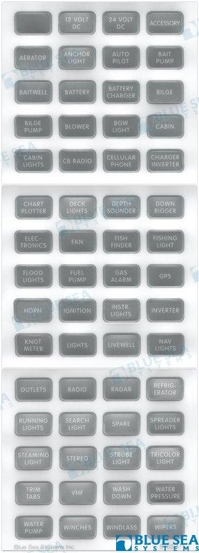 Recambios Marinos Label Kit Cd Wtrprf Cmpct Gr Bs8217