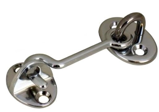 Sea-Dog Line Chrm Brass Door Hook 2-1/2" 222112-1