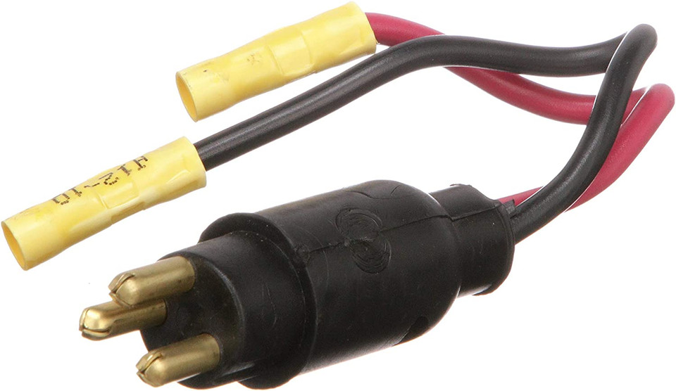 Attwood Marine Trolling Mtr Plug 10Ga-12 14352-3