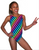 Bright colors of the rainbow diagonally splashed across a bold checkerboard pattern. Dance, cheer and gymnastics!!