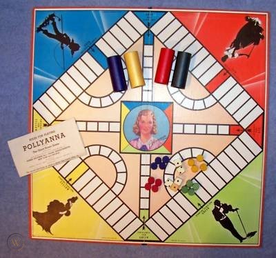 Vintage 1967 Pollyanna Board Game by Parker Brothers 