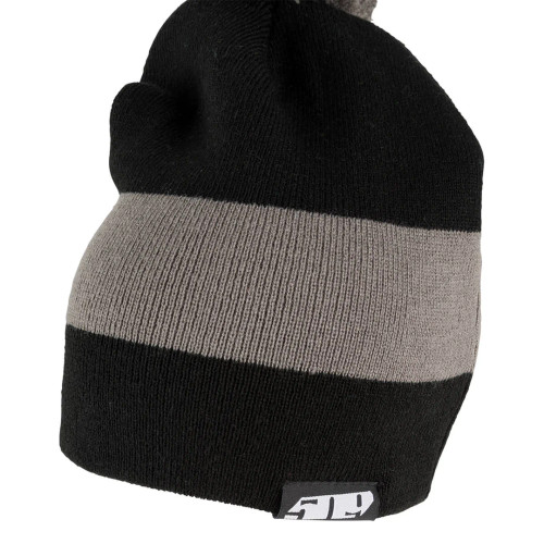 Trip Pom Beanie - Black Gray