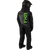 Child Helium Monosuit - Black/Charcoal/Lime