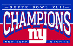 2008 Super Bowl Champions New York Giants Flag 3x5
