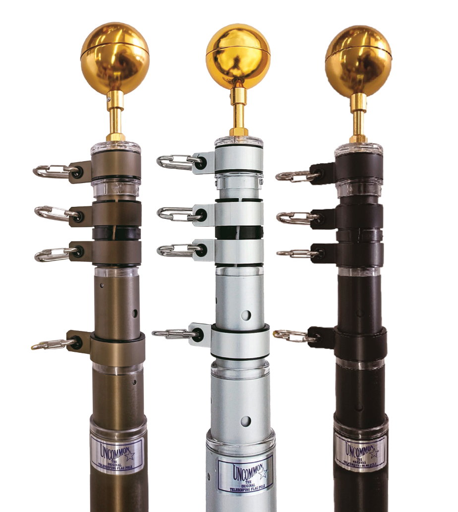The Original Telescoping Flagpole 16 Foot Bronze