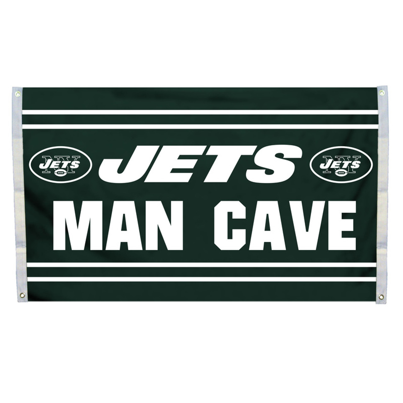 New York Jets Man Cave Flag 3x5 - Uncommon USA