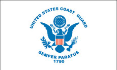Coast Guard Polyextra Flag 3x5 Please allow 8 weeks for delivery