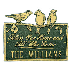 Birds On a Branch Blessing Wall Plaque