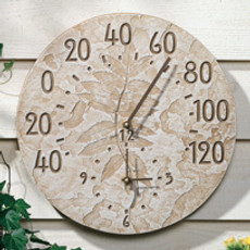 Fossil Sumac Thermometer Clock