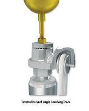 25'  Aluminum Commercial Flagpole - External Halyard