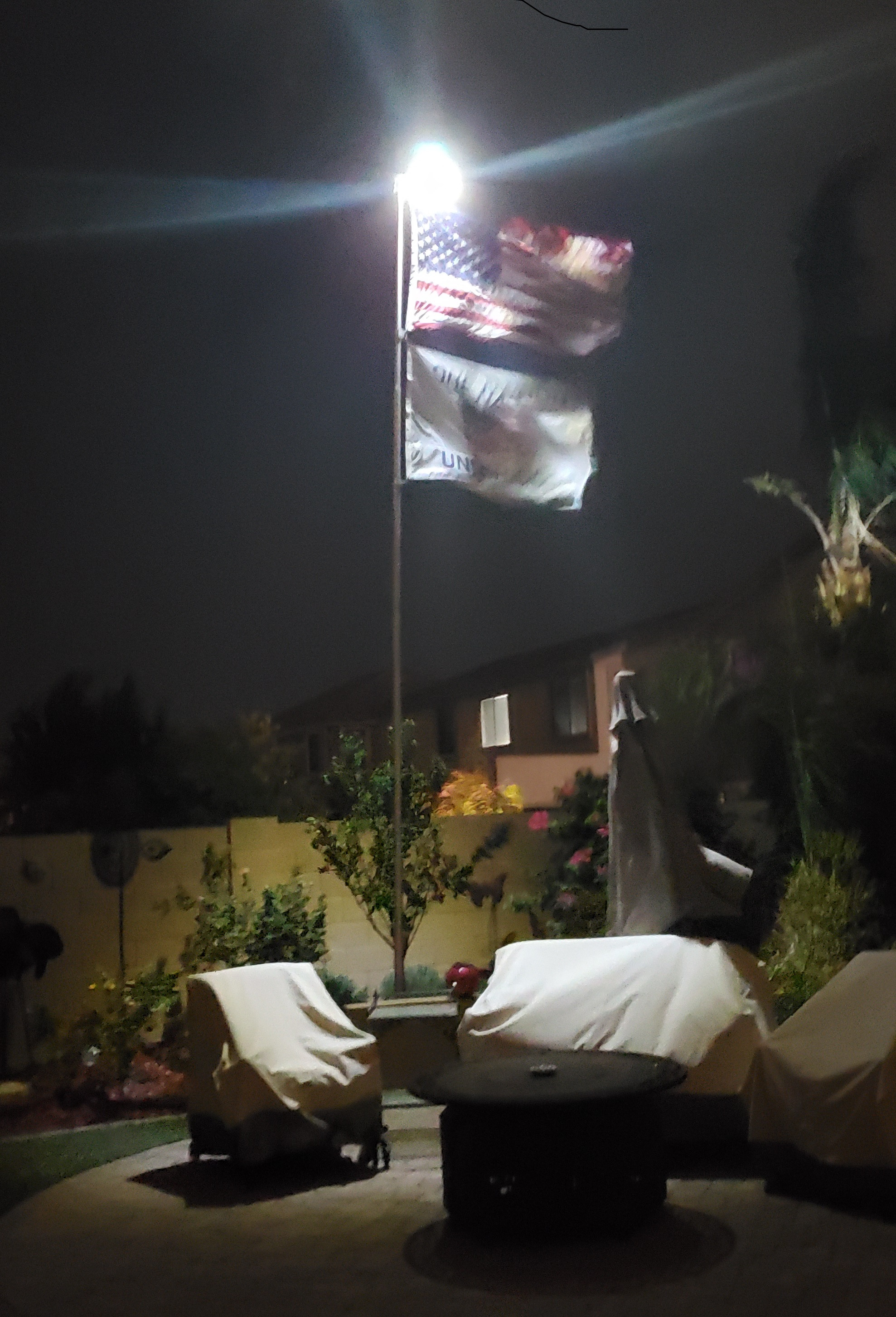 Flagpole Solar Light for Telescoping Flagpole USA