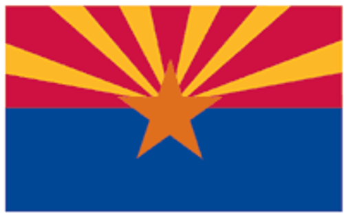 Arizona State Flag 3x5 Poly-Max