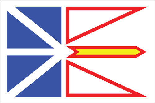 Canadian Newfoundland Flag 3x5