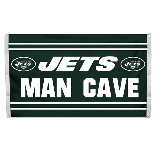 New York Jets Man Cave Flag 3x5