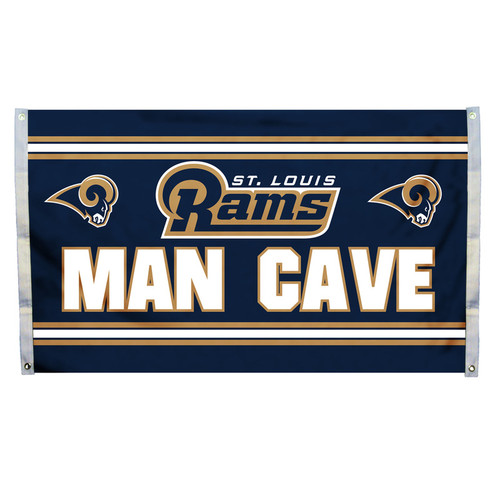 St. Louis Rams Man Cave Flag 3x5