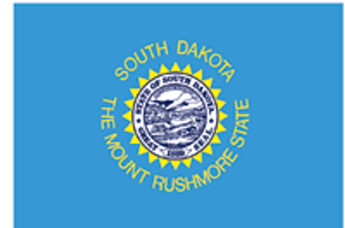 South Dakota State Flag 2x3
