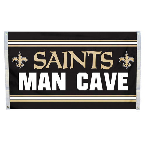 New Orleans Saints Man Cave Flag 3x5