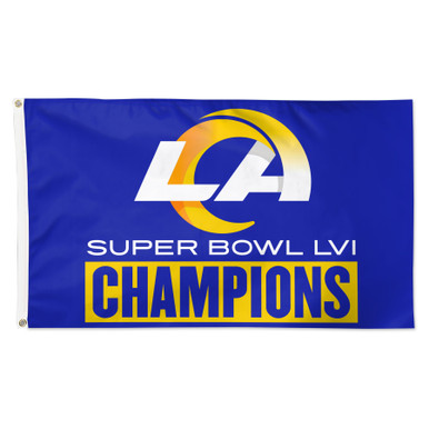 rams super bowl flags