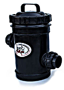 50mm inline Leaf Trap for Koi Ponds - 160mm Diameter 50mm inline Leaf Trap for Koi Ponds - 160mm Diameter