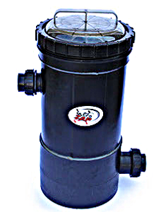 50mm inline Vaccum Pressure Leaf Trap for Koi Ponds - 250mm Diameter 50mm inline Vaccum Pressure Leaf Trap for Koi Ponds - 250mm Diameter