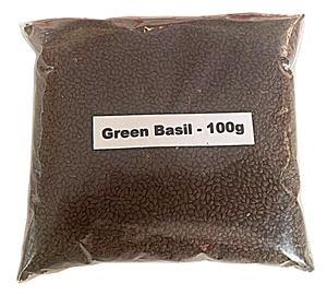 Green Basil Microgreens Seeds Green Basil Microgreens Seeds