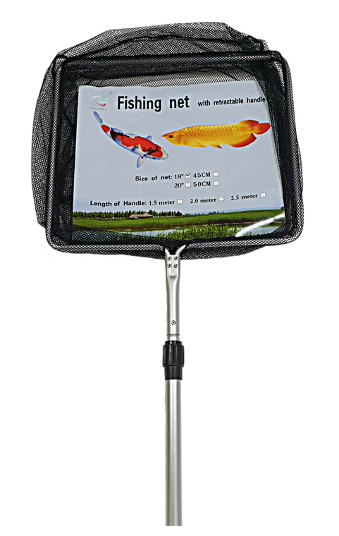Fish Net  - 45 cm with 1.5m Retractable Telescopic handle