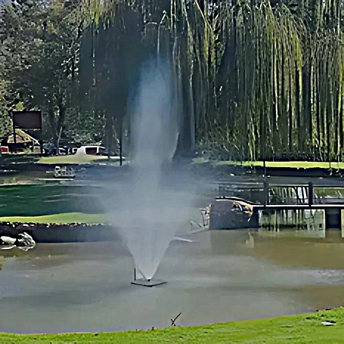 floating fountain golfcourse dam 
