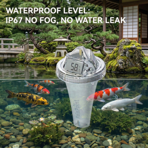Rainpoint Wireless THermometer for Koi ponds and fish ponds