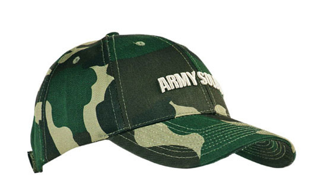 Cotton Twill with Camouflage Print