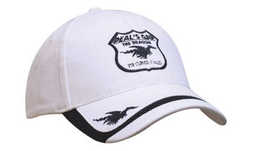 Brushed Heavy Cotton with Mesh Peak Indent