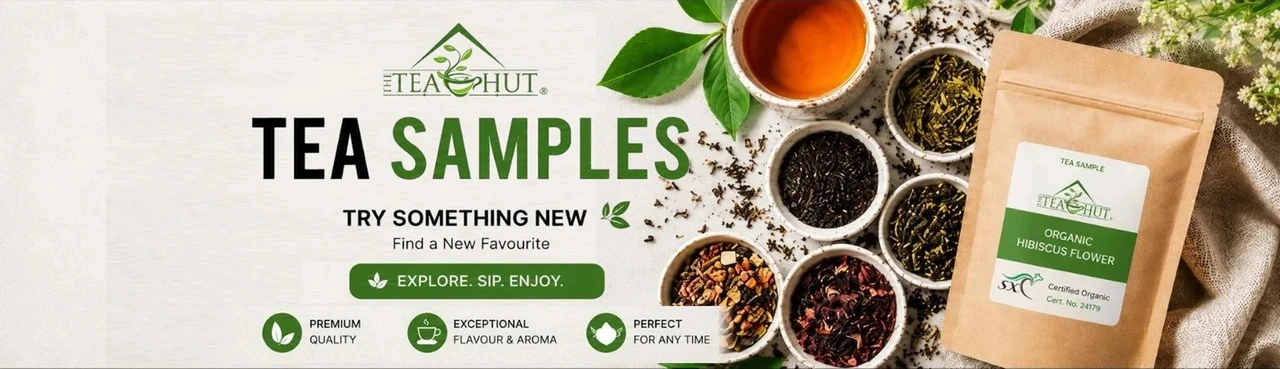 The Tea Hut loose leaf tea samples – try organic black, green and herbal tea samples to find a new favourite