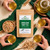 Certified Organic Dong Quai Root Tea in The Tea Hut branded kraft pouch, with cut Chinese Dong Quai root and cups of warm golden tea with mild, slightly sweet, earthy and gently spiced notes.