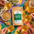 Bulk Organic Fenugreek Seed Tea in The Tea Hut certified organic pouch, with whole golden seeds creating a slightly sweet, nutty herbal tea with maple and caramel notes.