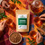 Organic Cinnamon Cassia Chips in The Tea Hut certified organic pouch, with a naturally sweet, spicy and warming aroma for cinnamon tea, chai, baking and cooking.