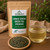 The Tea Hut Bulk Chinese Sencha Green Tea (Premium) – certified organic premium Chinese sencha leaves with kraft pouch and brewed tea.