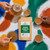 Organic Japanese Bulk Hojicha Tea Latte Powder in The Tea Hut pouch, with finely ground roasted green tea and a smooth, toasty flavour with warm caramel and nutty notes.