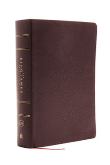 The King James Study Bible, Bonded Leather, Burgundy, Large Print