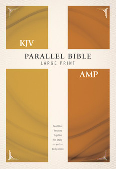 Parallel Bible - KJV, Amplified, Large Print, Hardcover, Red Letter Edition