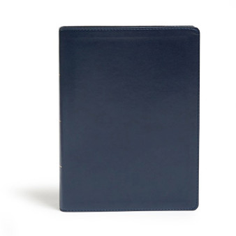 KJV Study Bible, Full-Color, Navy LeatherTouch