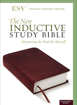 ESV New Inductive Study Bible- Burgundy