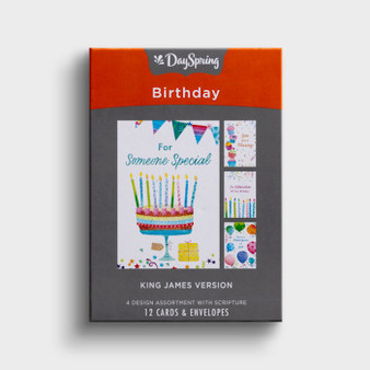 Boxed Cards - Birthday (Box Of 12)