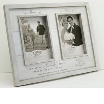 Wedding/Anniversary Frame -Then And Now