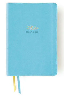 NIV, Women's Devotional Bible, Large Print, Leathersoft, Teal, Comfort Print