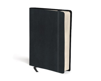 NIV, Journal the Word Bible, Large Print, Hardcover, Black