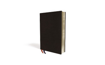 NIV Study Bible, Bonded Leather, Black, Comfort Print