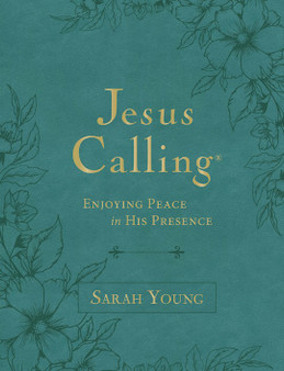 Jesus Calling, Large Text Teal Leathersoft, with Full Scriptures